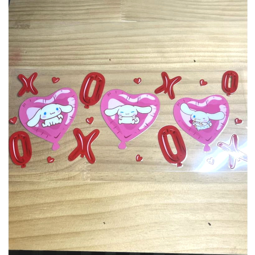 16oz UVDTF Cup Wraps, Cartoon Sanrio ,Cinnamoroll