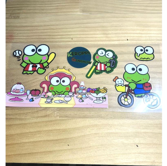 16oz UVDTF Cup Wraps, Cartoon Sanrio ,Keroppi