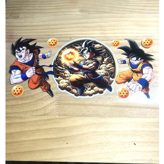 16oz UVDTF Cup Wraps,Japanese Anime, Dragon Ball