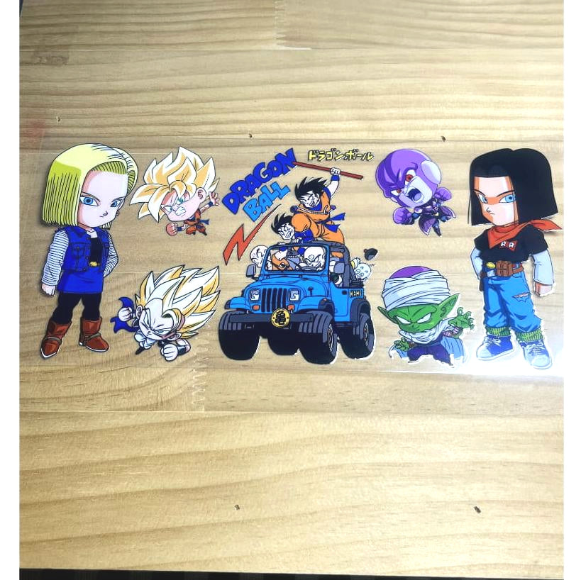 16oz UVDTF Cup Wraps,Japanese Anime, Dragon Ball