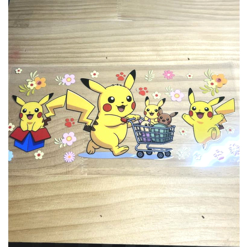 16oz UVDTF Cup Wraps,Japanese Anime, Pokeman