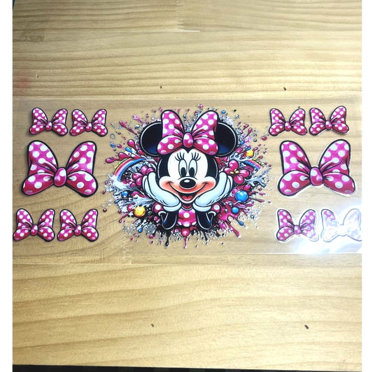 16oz UVDTF Cup Wraps,Cartoon,Micky and Minnie