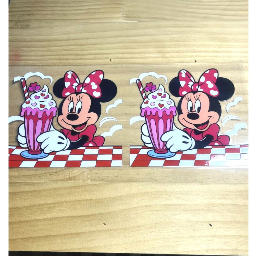 16oz UVDTF Cup Wraps ,Cartoon ,Minnie