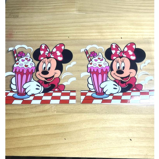 16oz UVDTF Cup Wraps ,Cartoon ,Minnie