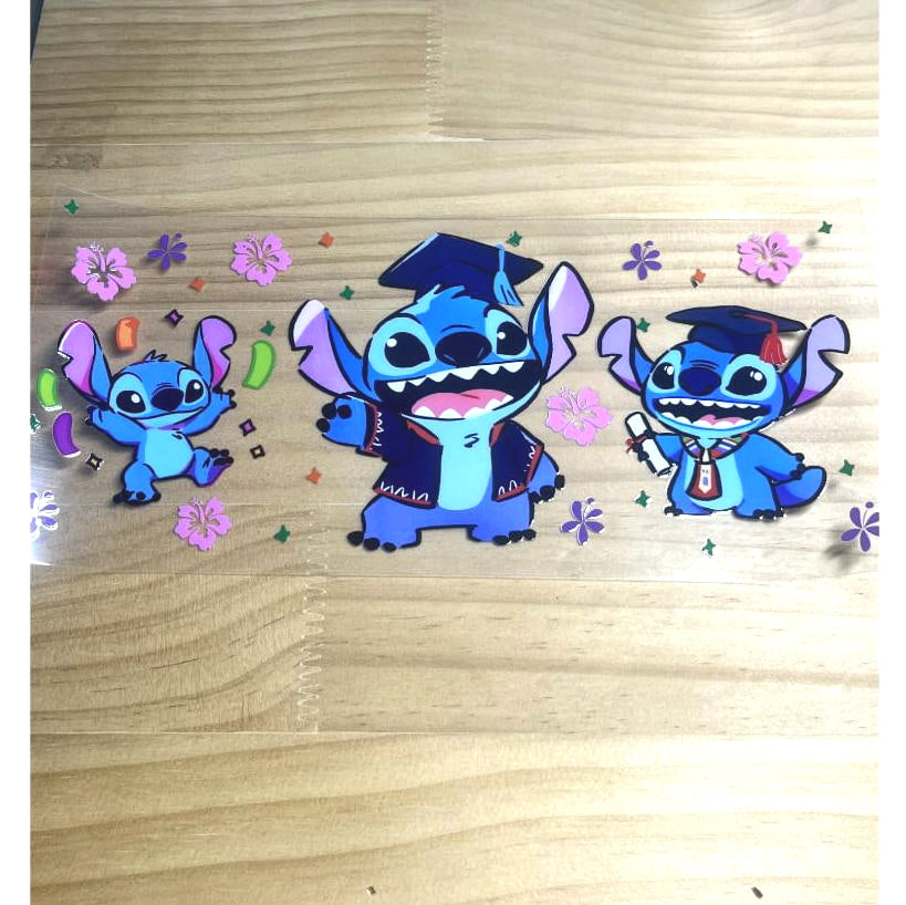 16oz UVDTF Cup Wraps, Cartoon ,Stitch
