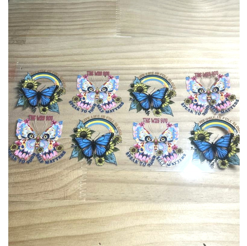 16oz UVDTF Cup Wraps, Butterfly