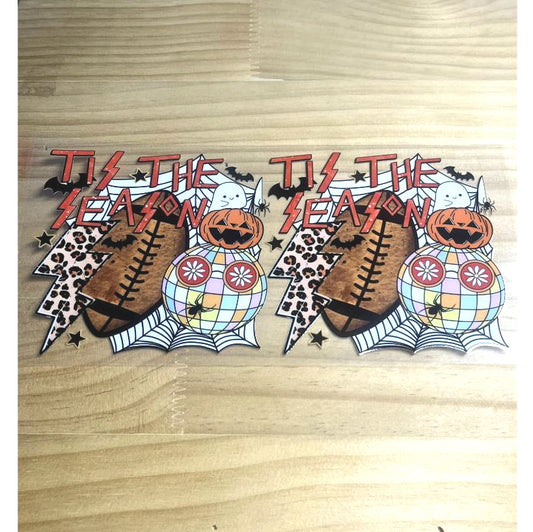 16oz UVDTF Cup Wraps, Spooky Football