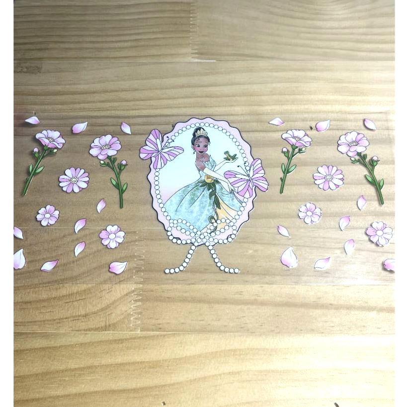 16oz UVDTF Cup Wraps,Cartoon,Princess Tiana