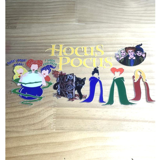 16oz UVDTF Cup Wraps, Cartoon , Hocus Pocus