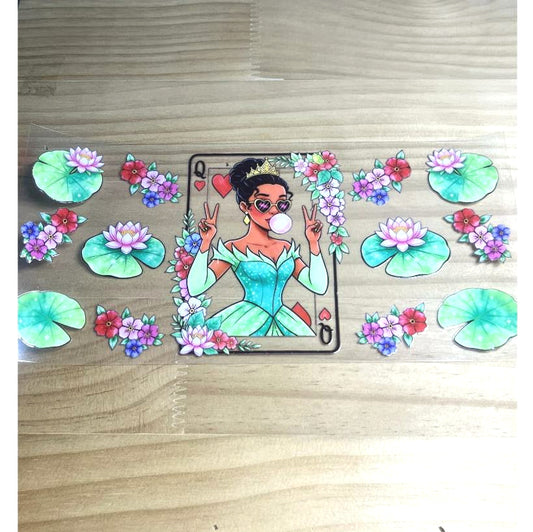 16oz UVDTF Cup Wraps,Cartoon,Princess Tiana