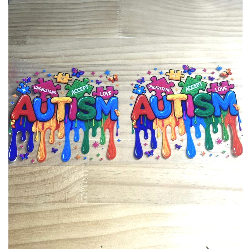 16oz UVDTF Cup Wraps,Autism