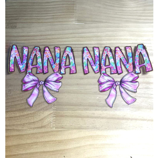 16oz UVDTF Cup Wraps, Nana & Grandma