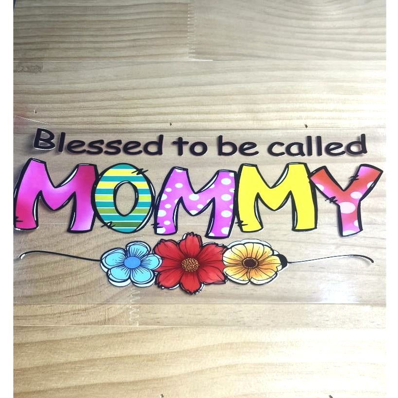 16oz UVDTF Cup Wraps, Mom & Mama & Mother