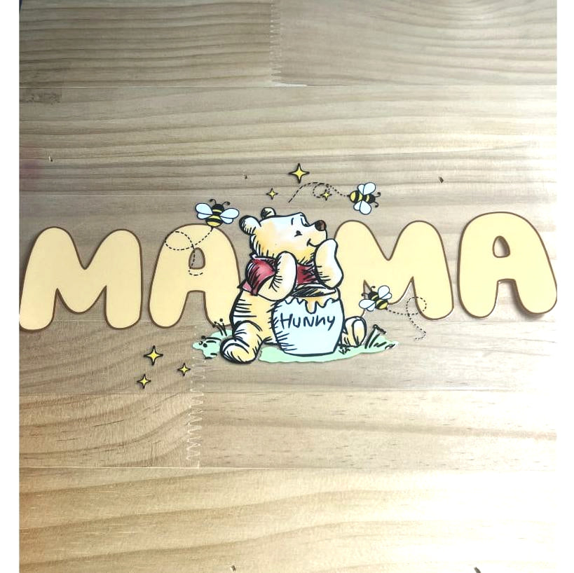 16oz UVDTF Cup Wraps, Mom & Mama & Mother ,Winnie