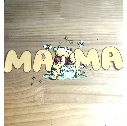 16oz UVDTF Cup Wraps, Mom & Mama & Mother ,Winnie