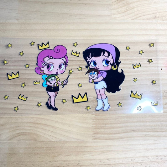 16oz UVDTF Cup Wraps ,Betty Boop