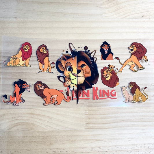 16oz UVDTF Cup Wraps,Lion King