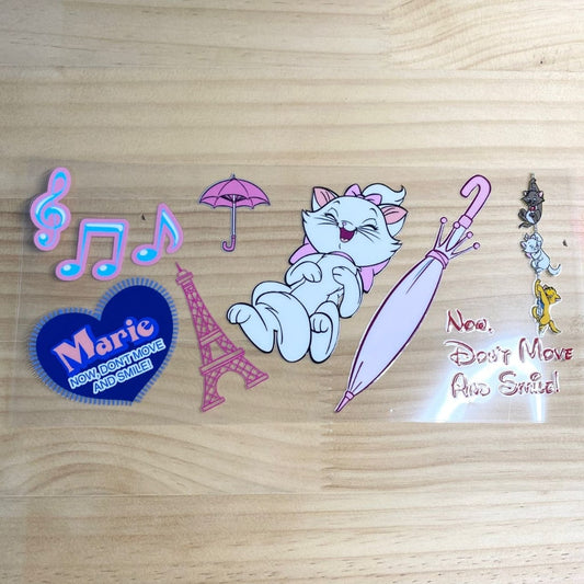 16oz UVDTF Cup Wraps, Marie Cat