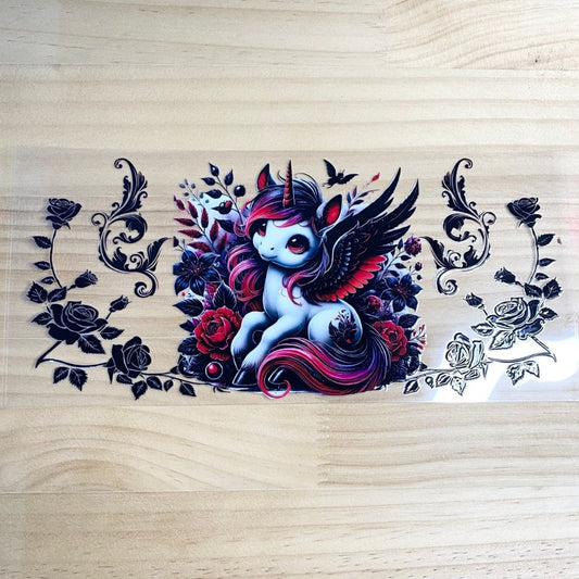 16oz UVDTF Cup Wraps,Unicorn