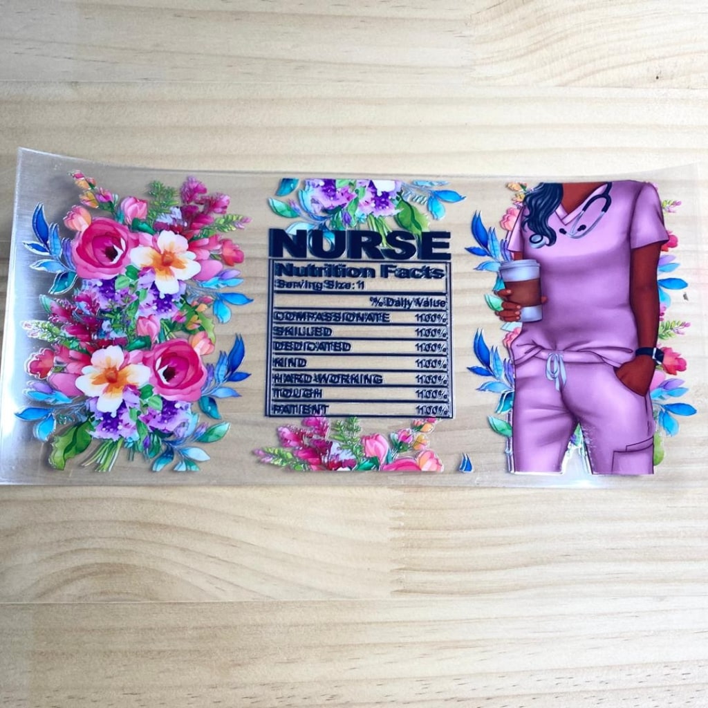 16oz UVDTF Cup Wraps,Nurse