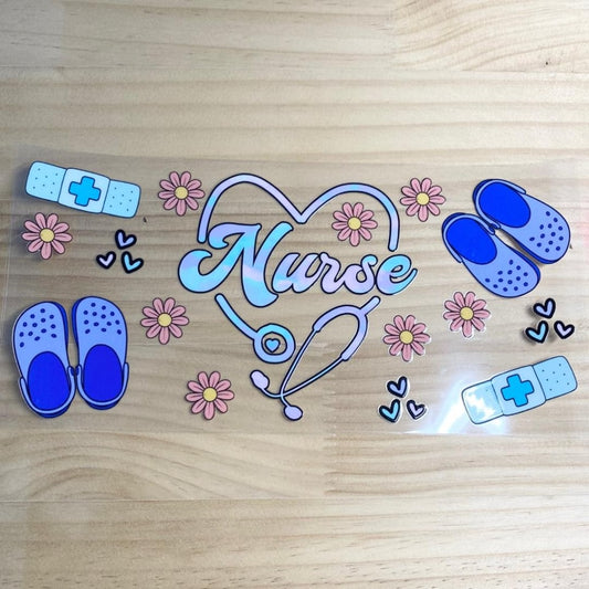 16oz UVDTF Cup Wraps,Nurse