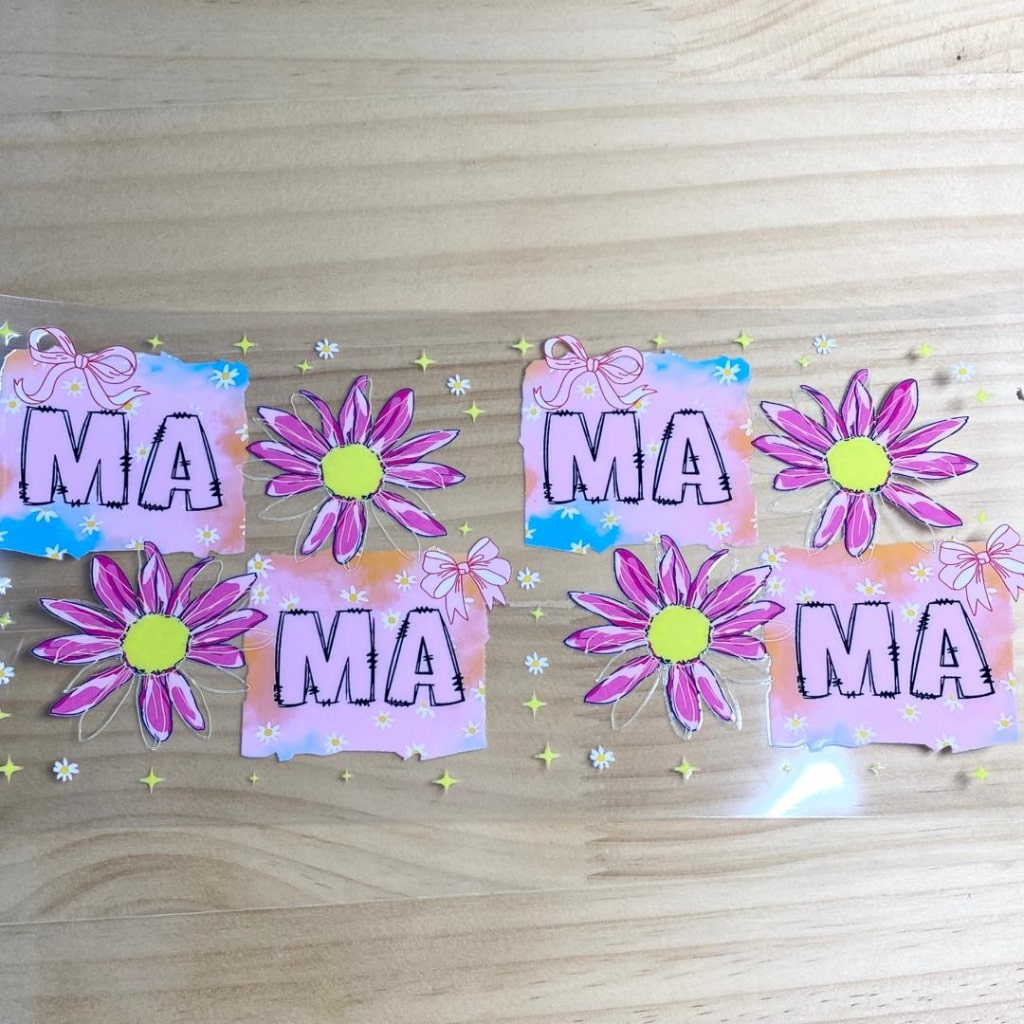 16oz UVDTF Cup Wraps, MaMa & Mom & Mother