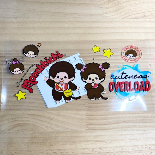 16oz UVDTF Cup Wraps, Monchichi