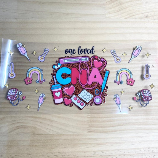 16oz UVDTF Cup Wraps, CNA & Nurse