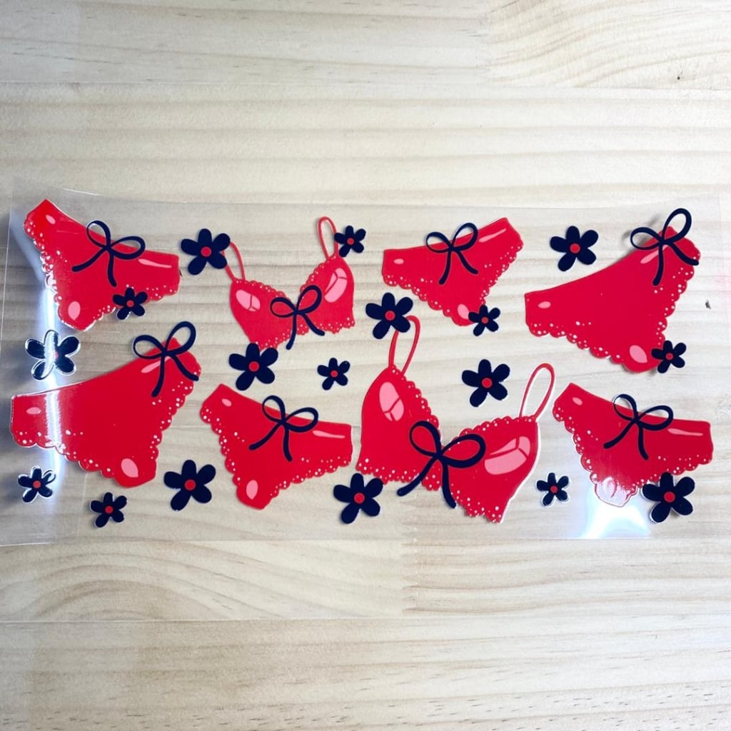 16oz UVDTF Cup Wraps, Sexy