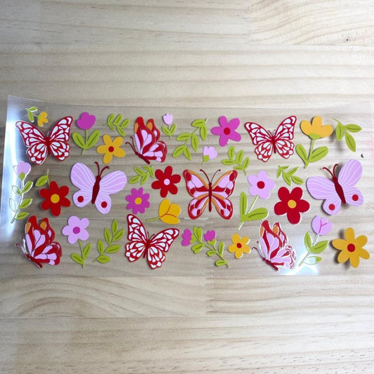 16oz UVDTF Cup Wraps, Butterfly