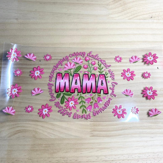 16oz UVDTF Cup Wraps, MaMa & Mom & Mother