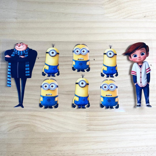 16oz UVDTF Cup Wraps, Minios  ,Cartoon