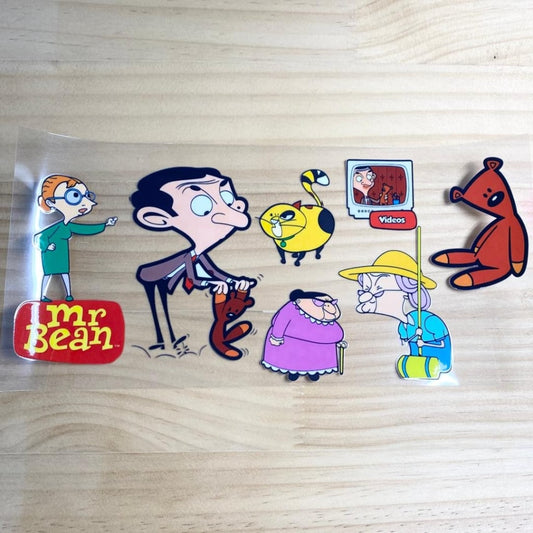 16oz UVDTF Cup Wraps,Mr. Bean ,Cartoon
