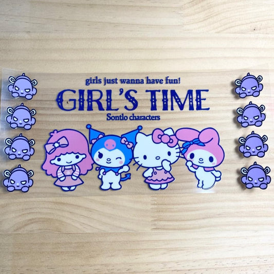 16oz UVDTF Cup Wraps,Sanrio ,Cartoon