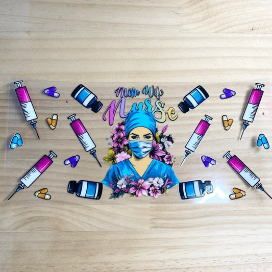 16oz UVDTF Cup Wraps,Nurse