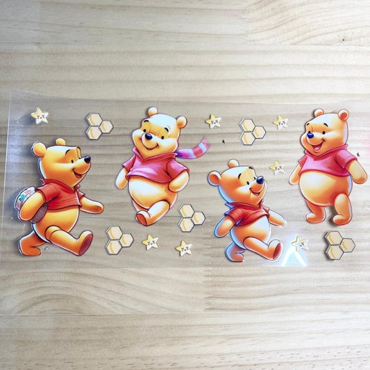 16oz UVDTF Cup Wraps,Winnie,Cartoon