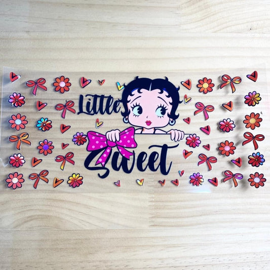 16oz UVDTF Cup Wraps, Betty boop ,Cartoon