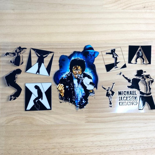 16oz UVDTF Cup Wraps, Michael Jackson ,Singer