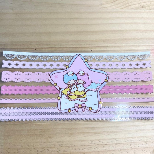 16oz UVDTF Cup Wraps, Twin Star  ,Cartoon