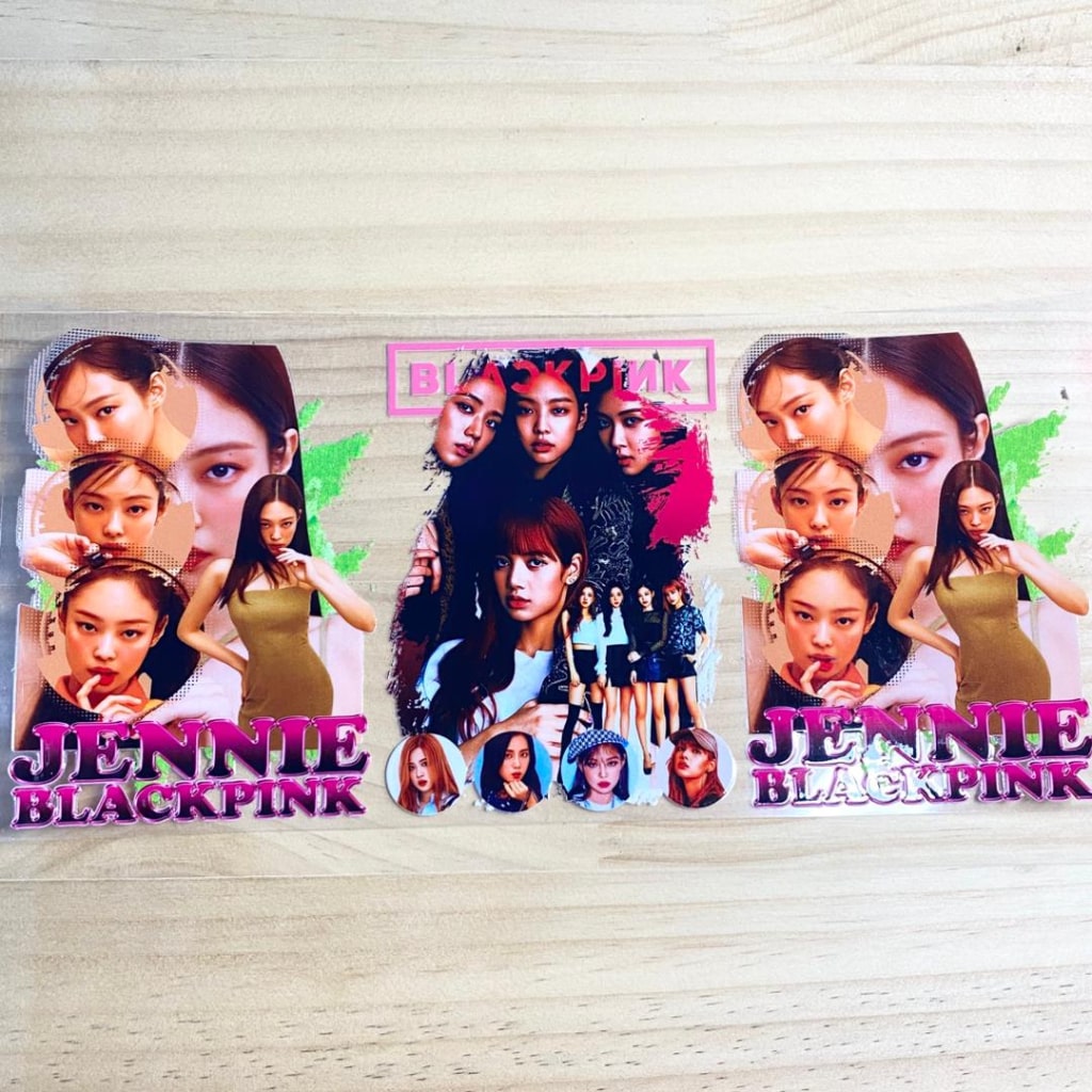 16oz UVDTF Cup Wraps,Blackpink Jennie ,Singer