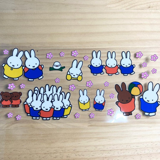 16oz UVDTF Cup Wraps, Miffi ,Cartoon