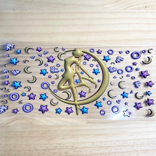 16oz UVDTF Cup Wraps,Sailor Moon ,Cartoon