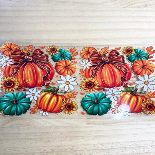 16oz UVDTF Cup Wraps,Pumking