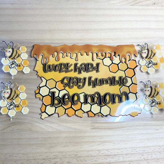16oz UVDTF Cup Wraps,Honey Bee