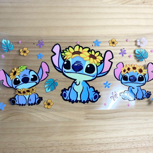 16oz UVDTF Cup Wraps, Stitch ,Cartoon