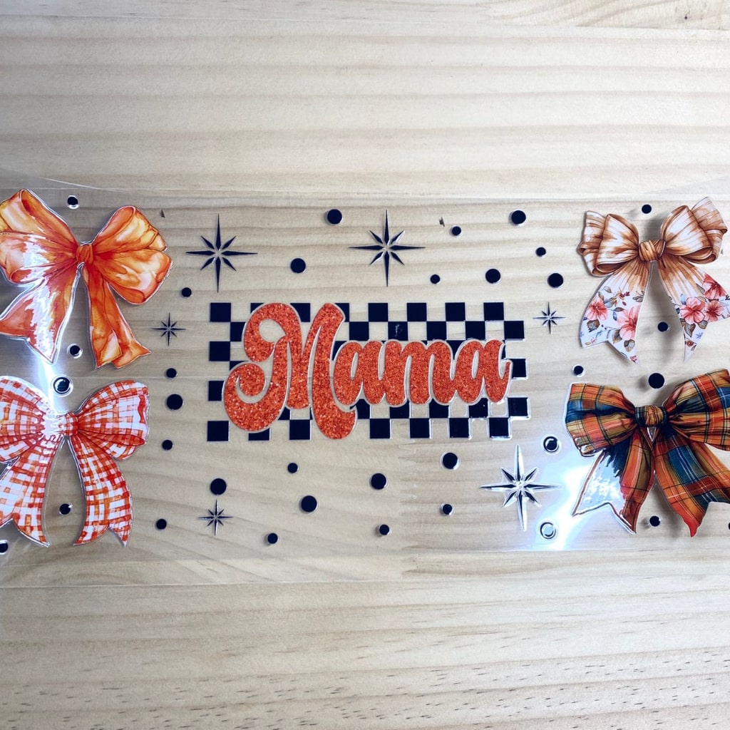 16oz UVDTF Cup Wraps, Mom & Mother & Mama