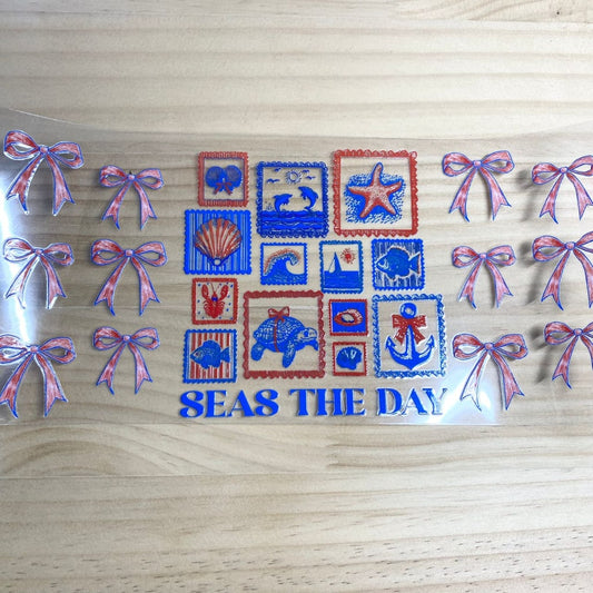 16oz UVDTF Cup Wraps,Butterfly ,Sea