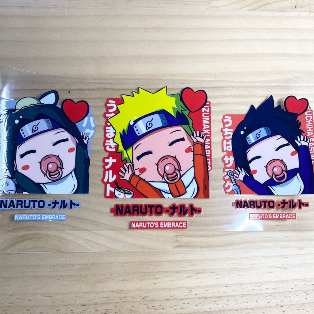 16oz UVDTF Cup Wraps, Naruto, Japanese Anime , Cartoon