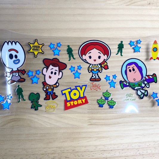 16oz UVDTF Cup Wraps,Toy Story ,Cartoon