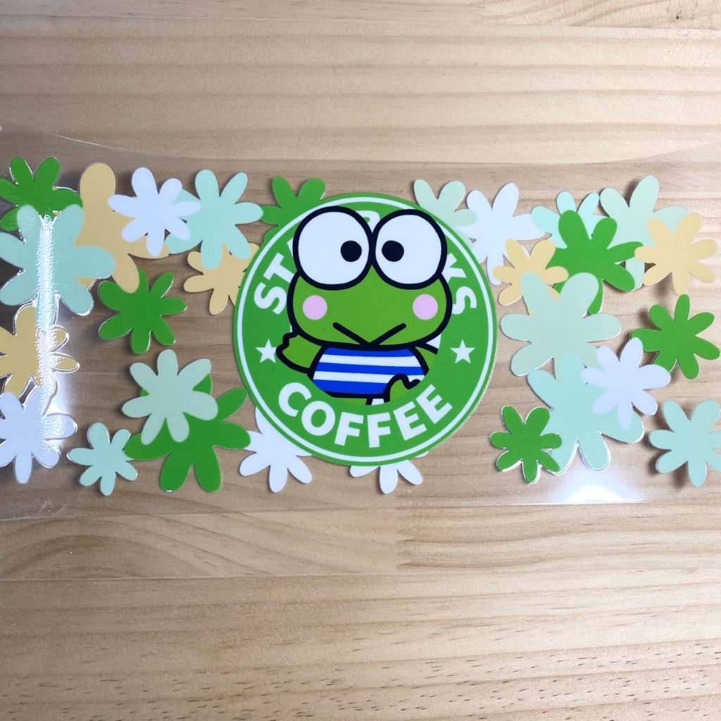 16oz UVDTF Cup Wraps,Sanrio Keroppi ,Cartoon